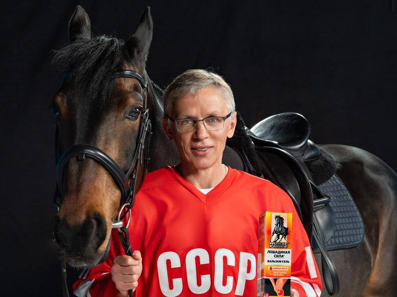 Знаменитый хоккеист Игорь Ларионов теперь представляет уходовые средства для мужчин